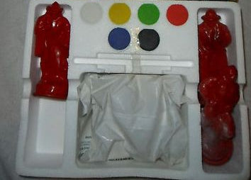 WWF Moulding Plaster and Painting Hulk Hogan, Undertaker, Bret Hart & Randy Savage