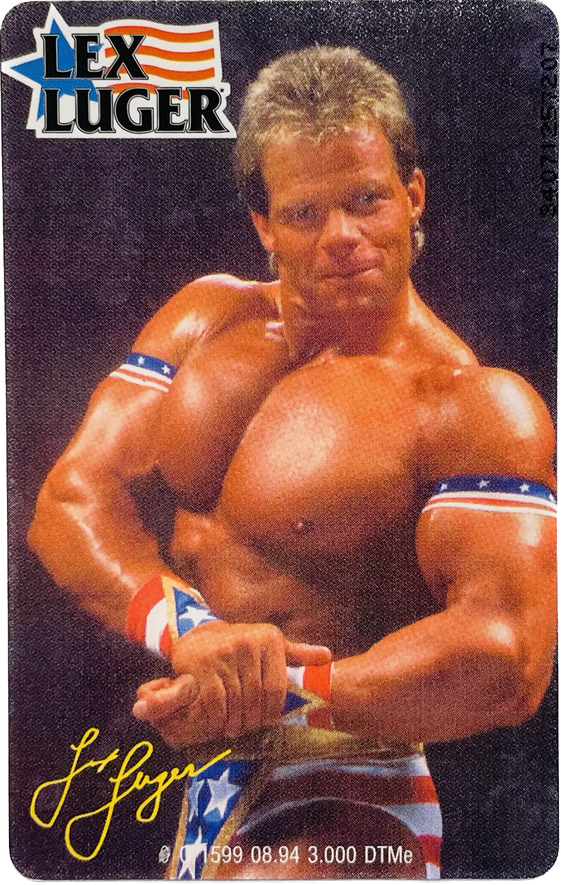 Lex Luger German Phone Card