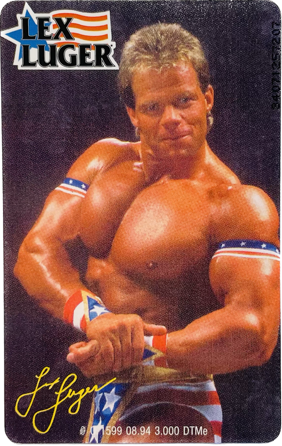 Lex Luger German Phone Card Pwcatalog
