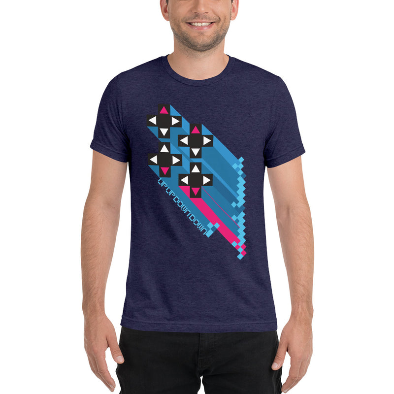 Xavier Woods "Up Up Down Down" Tri-Blend T-Shirt T-Shirt PW Catalog