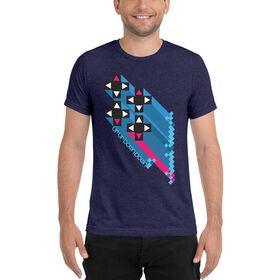 Xavier Woods "Up Up Down Down" Tri-Blend T-Shirt T-Shirt PW Catalog