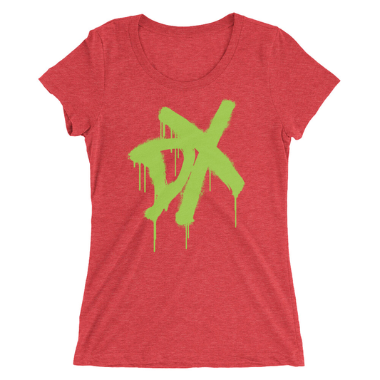 D-Generation X "Spraypaint" Women's Tri-Blend T-Shirt T-Shirt PW Catalog