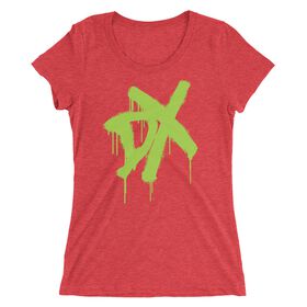 D-Generation X "Spraypaint" Women's Tri-Blend T-Shirt T-Shirt PW Catalog