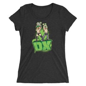 D-Generation X "Illustrated Logo" Women's Tri-Blend T-Shirt