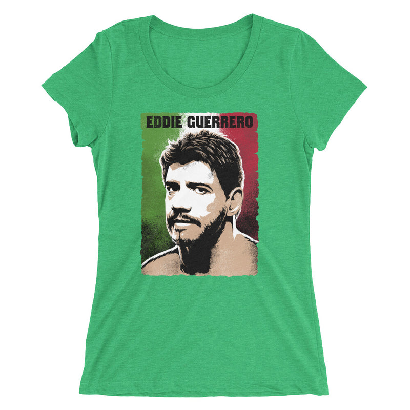 Eddie Guerrero "Photo" Women's Tri-Blend T-shirt
