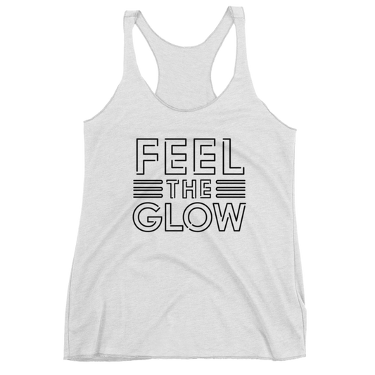 Naomi "Feel The Glow" Logo Women's Racerback Tank Top Tank Top PW Catalog