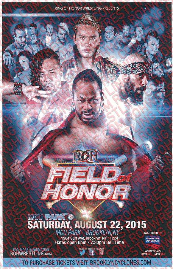 FIELD OF HONOR 2015 POSTER