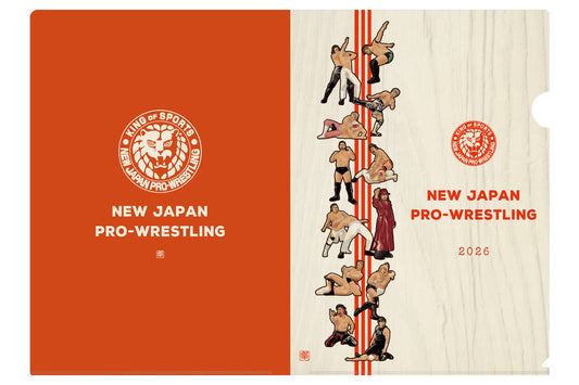 NEW JAPAN PAINTING Clear File & Sticker Set (Red & White) Other Goods PW Catalog