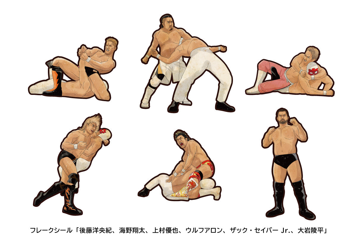NEW JAPAN PAINTING Clear File & Sticker Set (Red & White) Other Goods PW Catalog