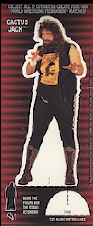 Cactus Jack WWF Ice Cream Cut-out 1999 Good Humor PW Catalog