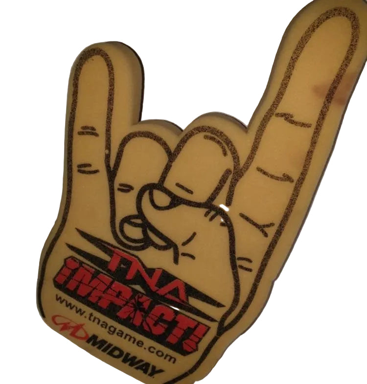 TNA Impact Midway game Foam Hand from the UK