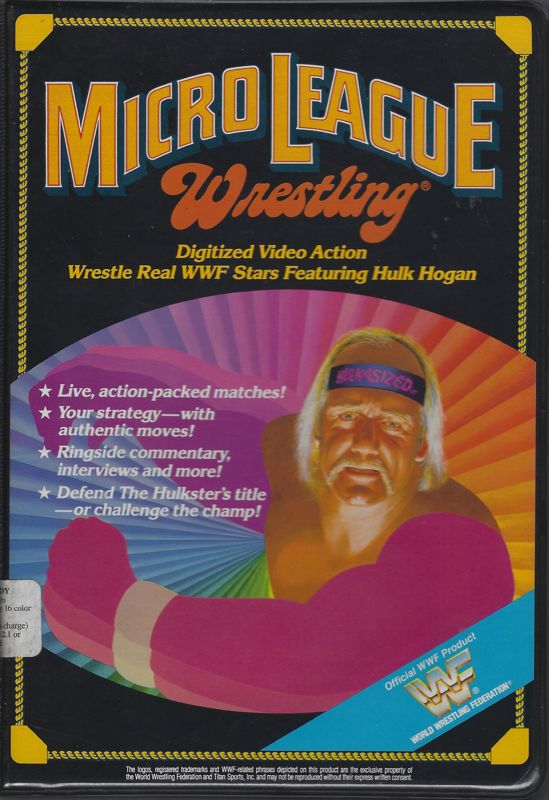 WWF MicroLeague Wrestling [DOS] PWcatalog
