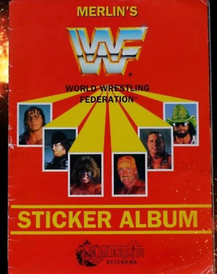WWF Stickers Album 1991 Stickers Album PW Catalog