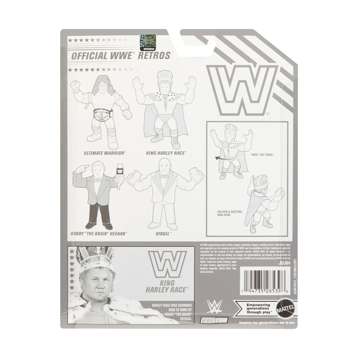 WWE Mattel Retro Series 18 Harley Race Mattel Creations Exclusive