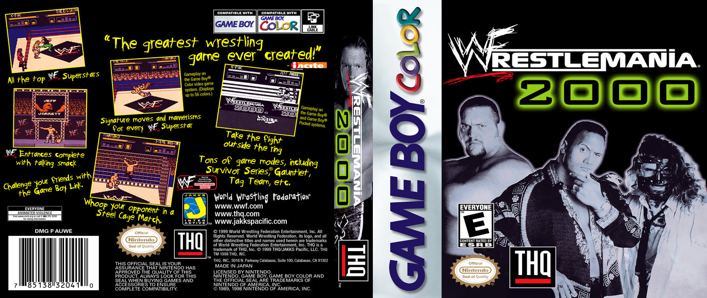 WWF WrestleMania 2000 [Game Boy Color] PWcatalog