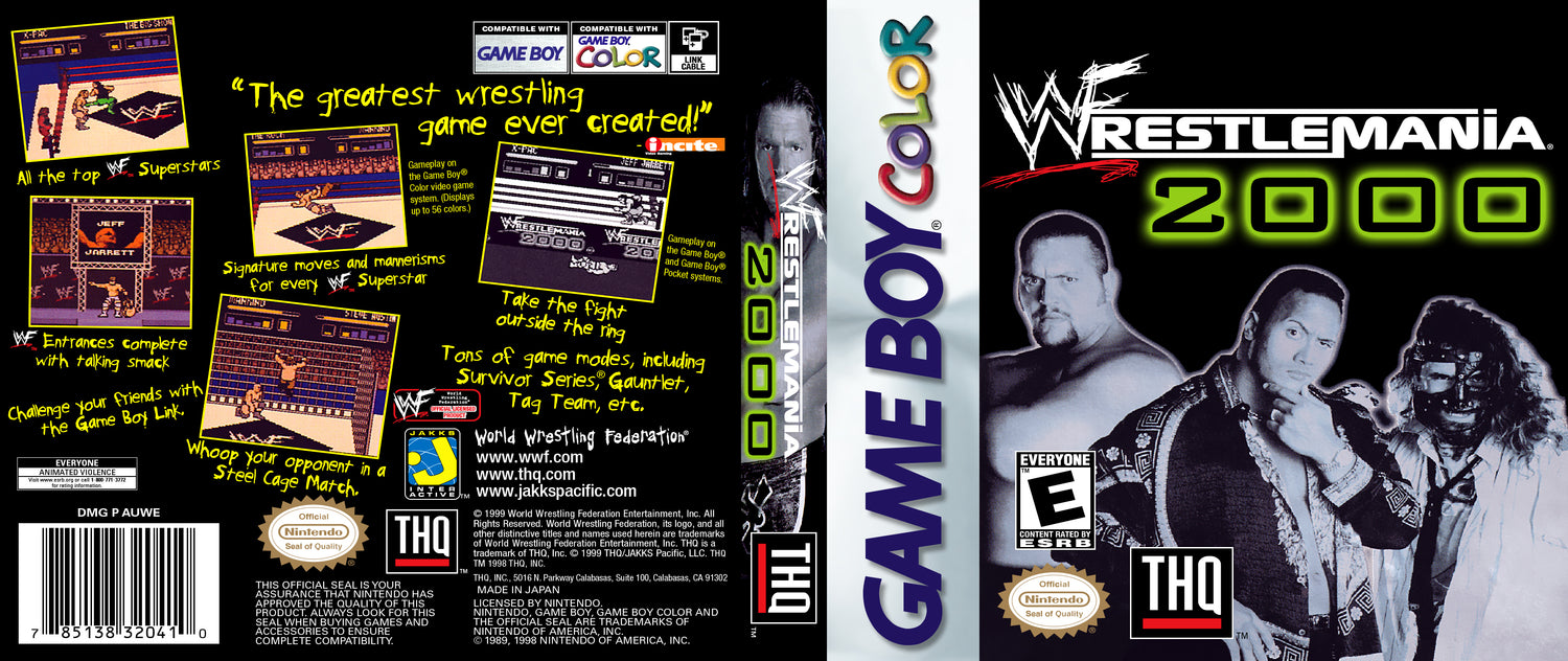 WWF WrestleMania 2000 [Game Boy Color] PWcatalog