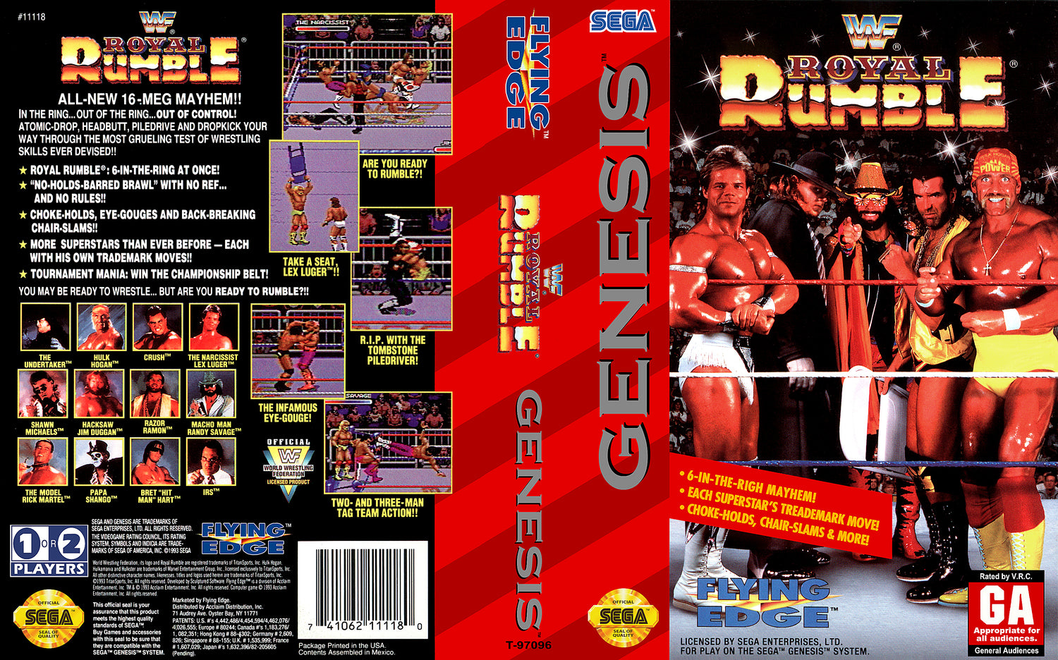 WWF Royal Rumble [Sega Genesis] PWcatalog