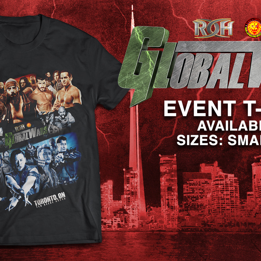 Ring of Honor "Global Wars '15" Event T-shirt