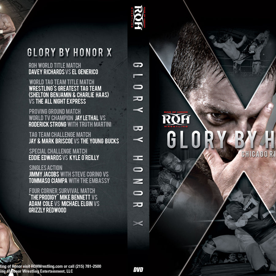Glory By Honor X- Chicago Ridge, IL 11/19/11(DVD)