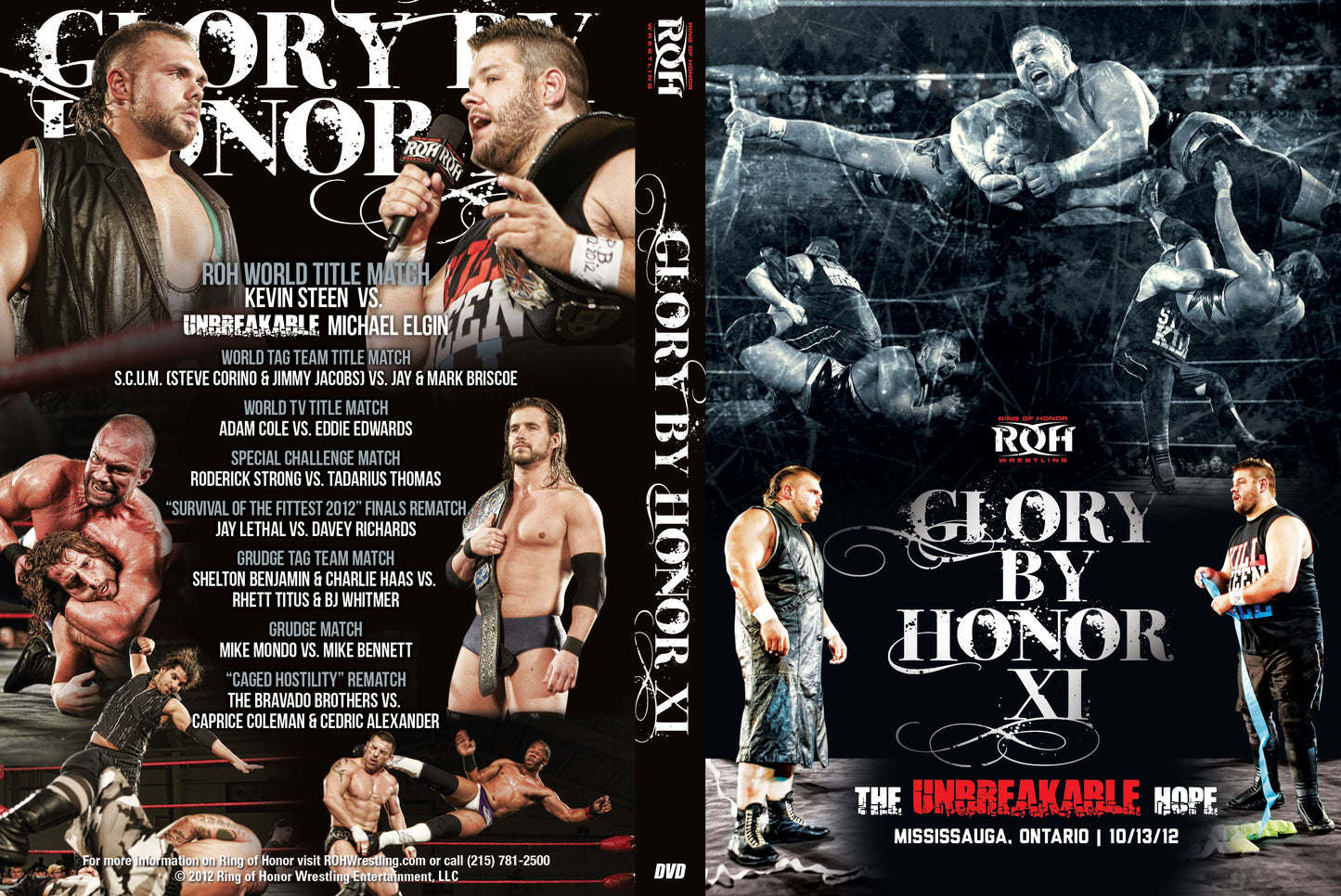 Glory By Honor XI- Mississauga, Ontario 10/13/12 (DVD)