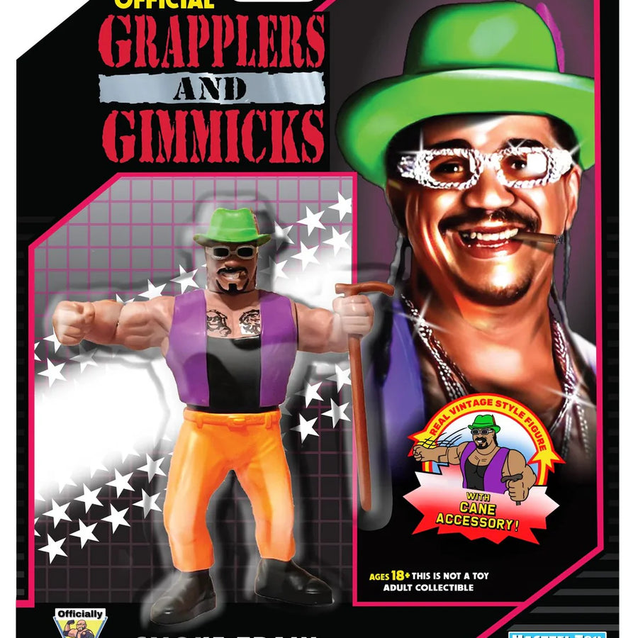 Grapplers & Gimmicks Series 1 "Smoke Train" Charles Wright [The Godfather] PW Catalog