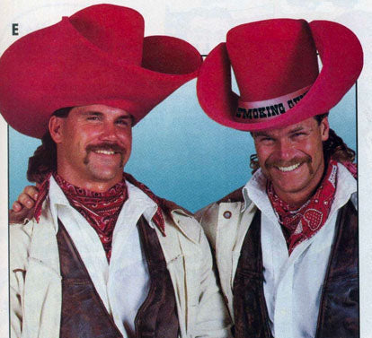 Smoking Gunns Foam Cowboy Hat 1995