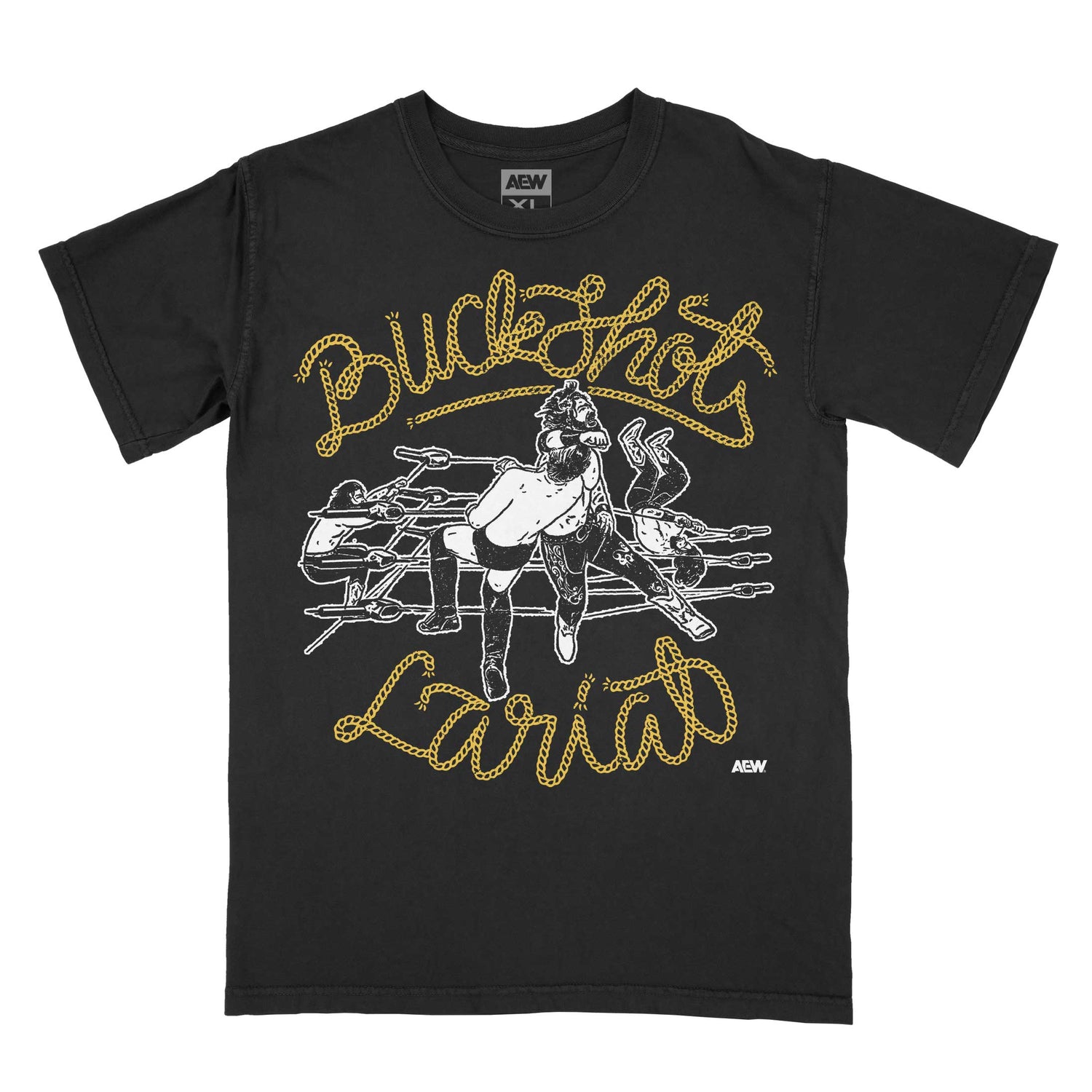Hangman Adam Page Buckshot Lariat T-Shirt Black T-Shirt PW Catalog