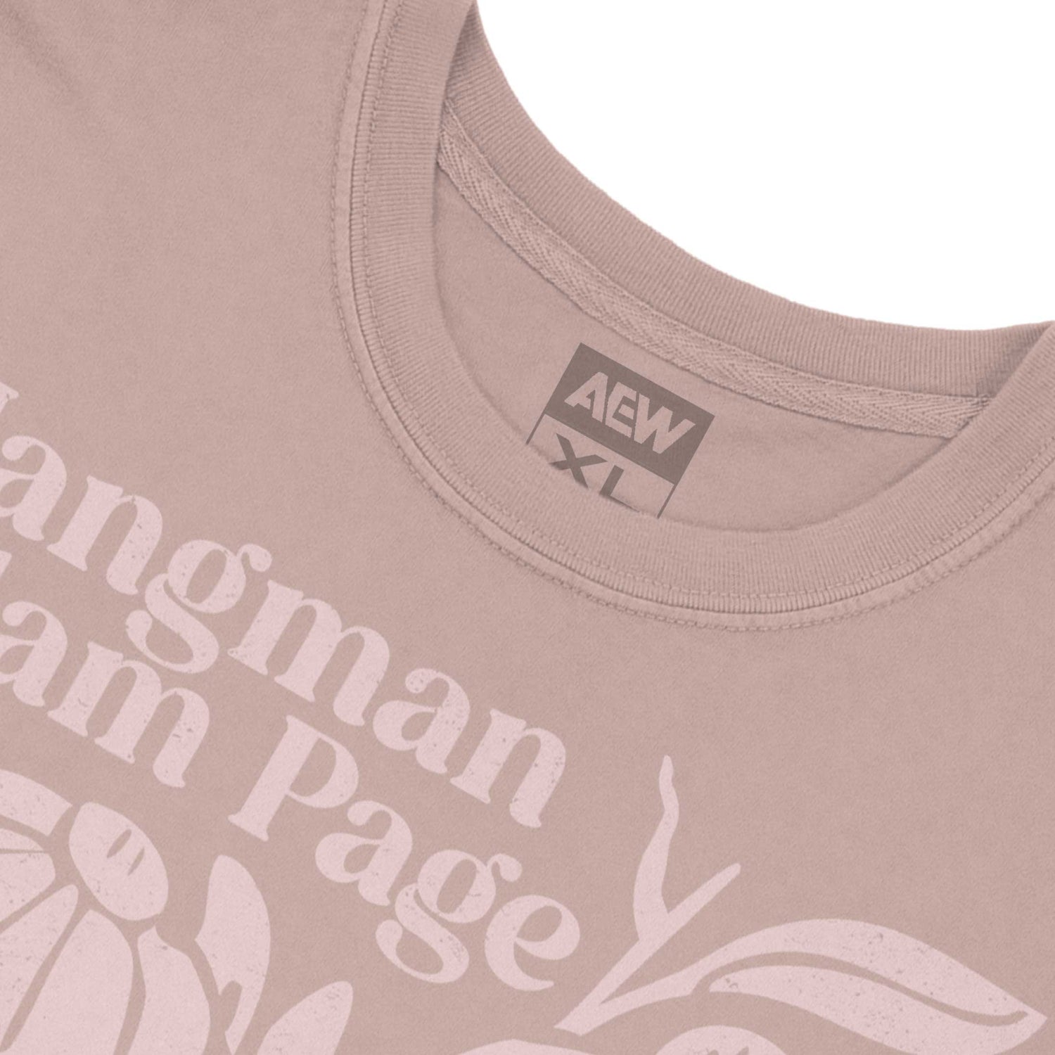 Hangman Adam Page Flowers is Plants T-Shirt Desert Pink T-Shirt PW Catalog