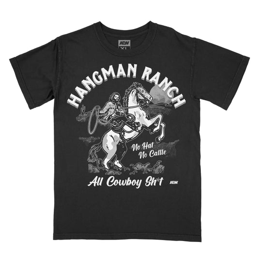 Hangman Adam Page Hangman Ranch T-Shirt Black T-Shirt PW Catalog