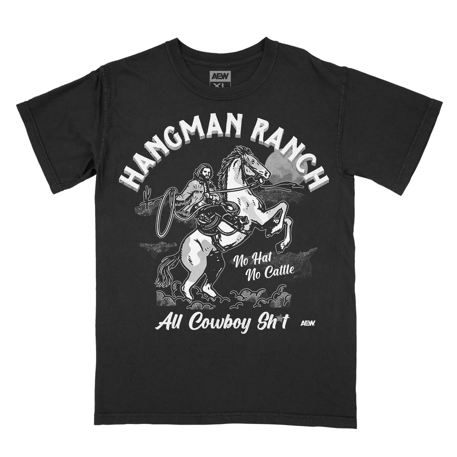 Hangman Adam Page Hangman Ranch T-Shirt Black T-Shirt PW Catalog