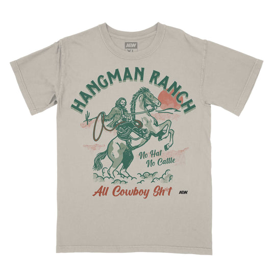Hangman Adam Page Hangman Ranch T-Shirt Sand T-Shirt PW Catalog