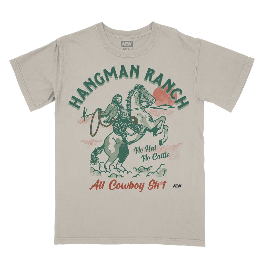 Hangman Adam Page Hangman Ranch T-Shirt Sand T-Shirt PW Catalog
