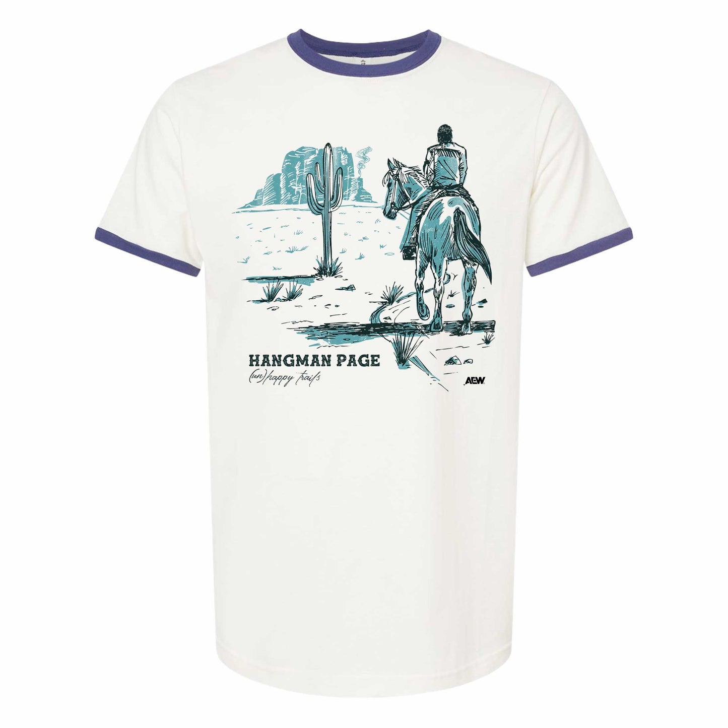 Hangman Adam Page Unhappy Trails T-Shirt T-Shirt PW Catalog