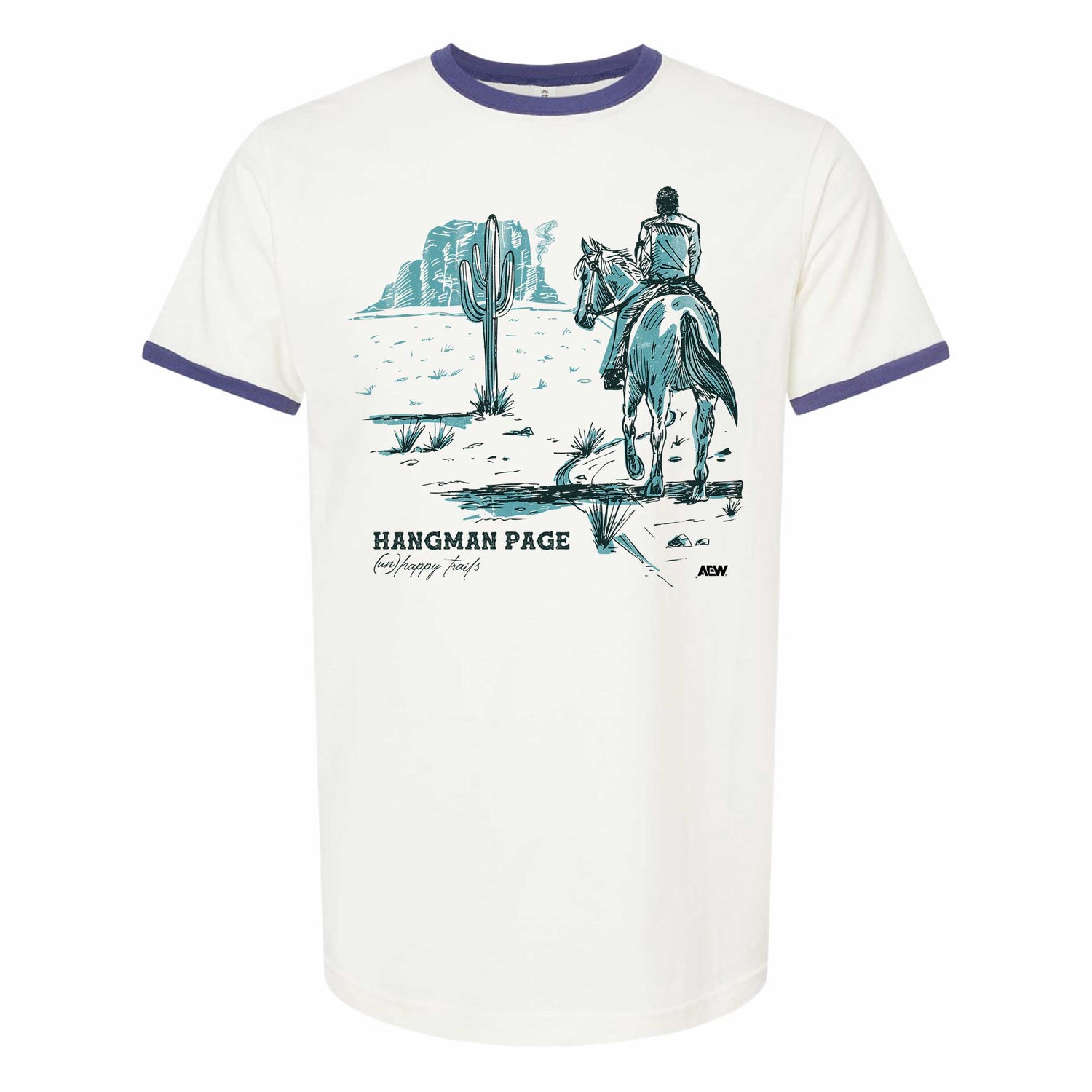 Hangman Adam Page Unhappy Trails T-Shirt T-Shirt PW Catalog