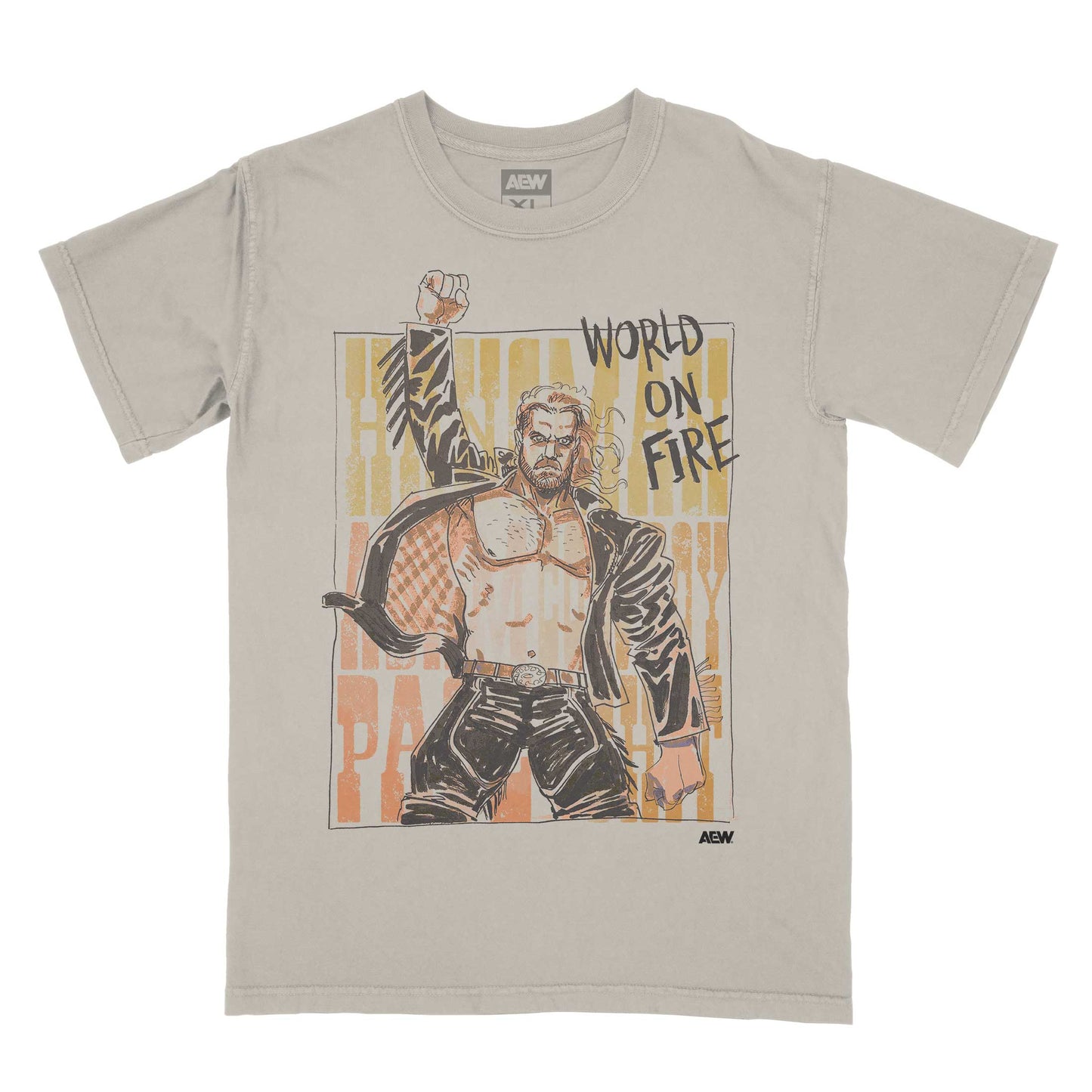Hangman Adam Page World on Fire T-Shirt T-Shirt PW Catalog