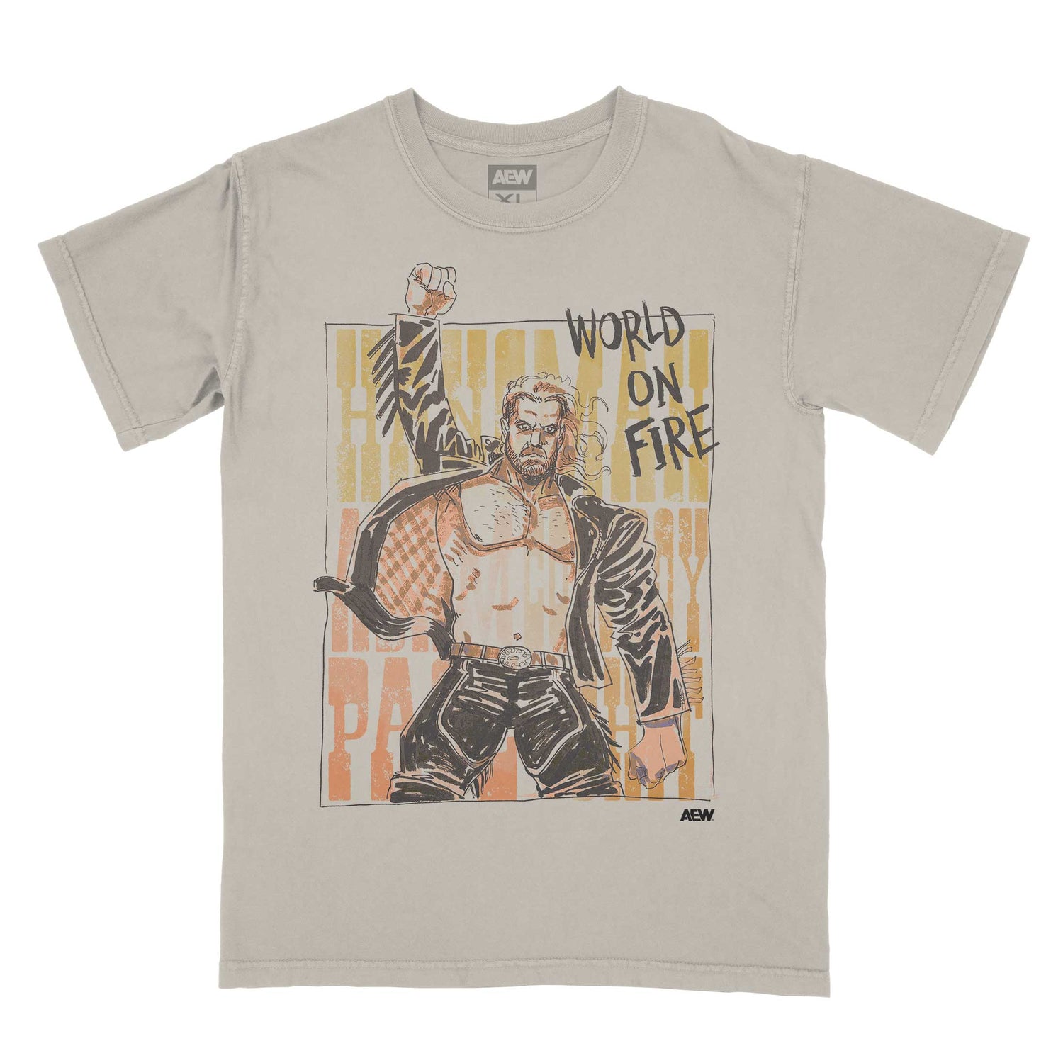 Hangman Adam Page World on Fire T-Shirt T-Shirt PW Catalog