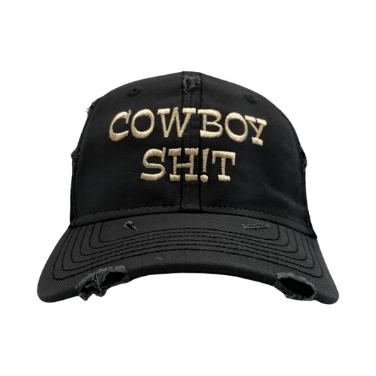 Hangman Adam Page Cowboy Sh!t Dirty-Washed Mesh-Back Cap Hat PW Catalog