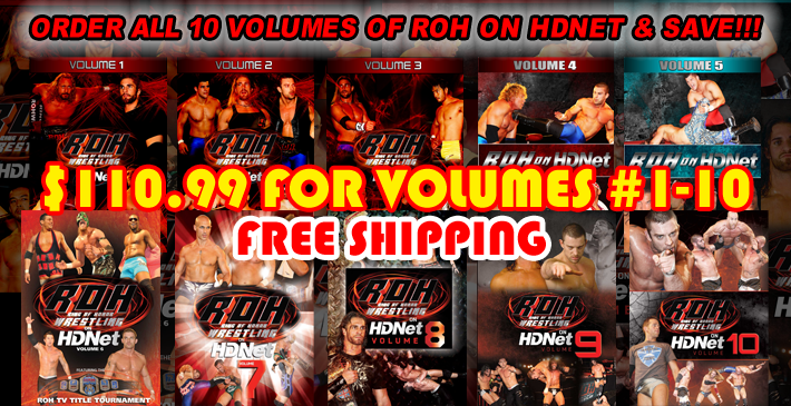 Ring of Honor on HDNet Super Combo Package (Vol. 1-10)