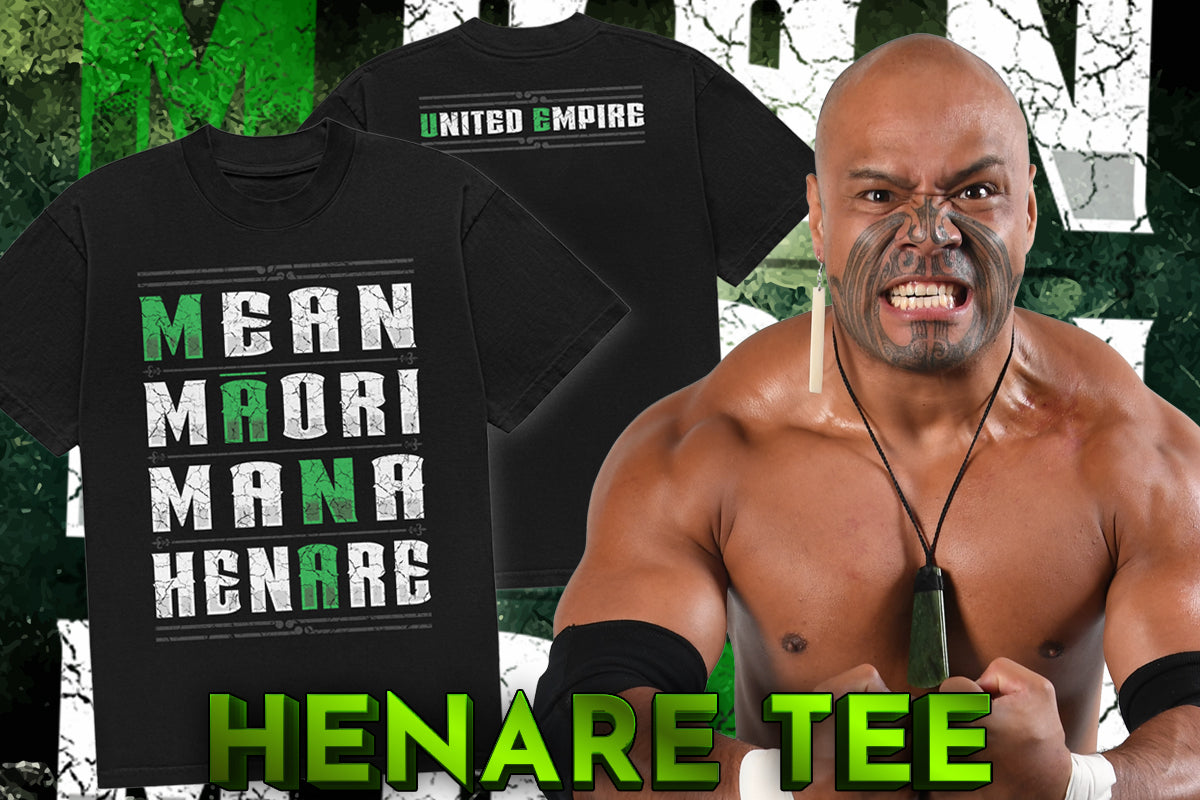 HENARE - MEAN MAORI MANA T-shirt T-Shirt PW Catalog