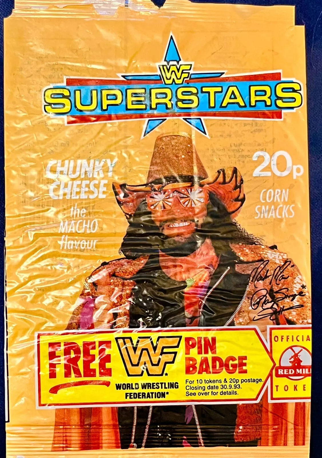 Randy Savage Crisps Chunky Cheese