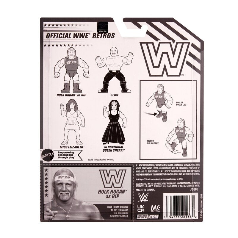 WWE Mattel Retro Wave 7 Hulk Hogan Action & Toy Figures PWcatalog