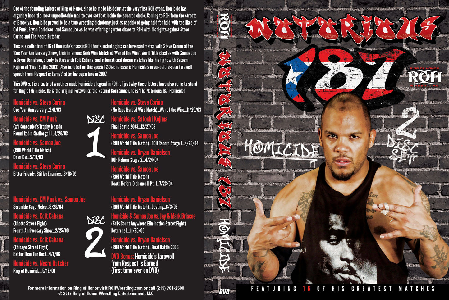 Homicide: The Notorious 187 (2 Disc Set)
