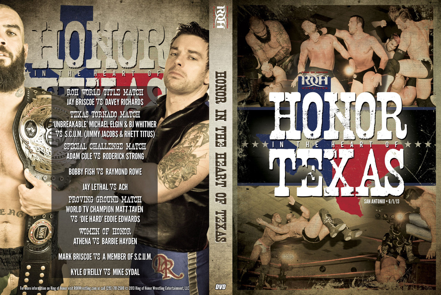 Honor In The Heart Of Texas- San Antonio, TX 6/1/13 (DVD)