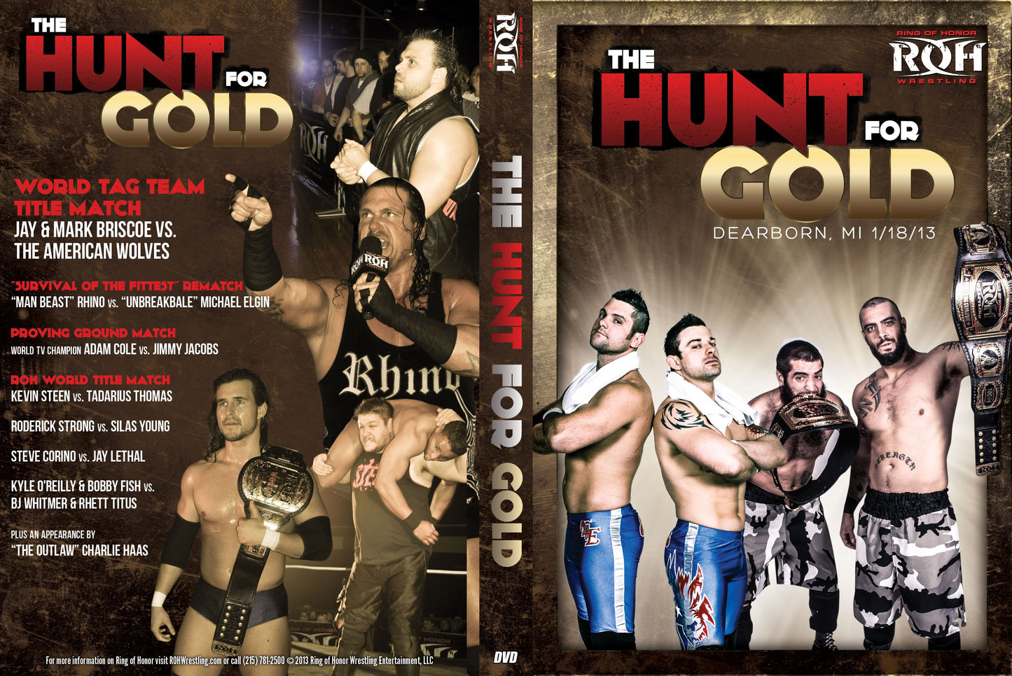 The Hunt For Gold- Dearborn, MI 1/18/13 (DVD)