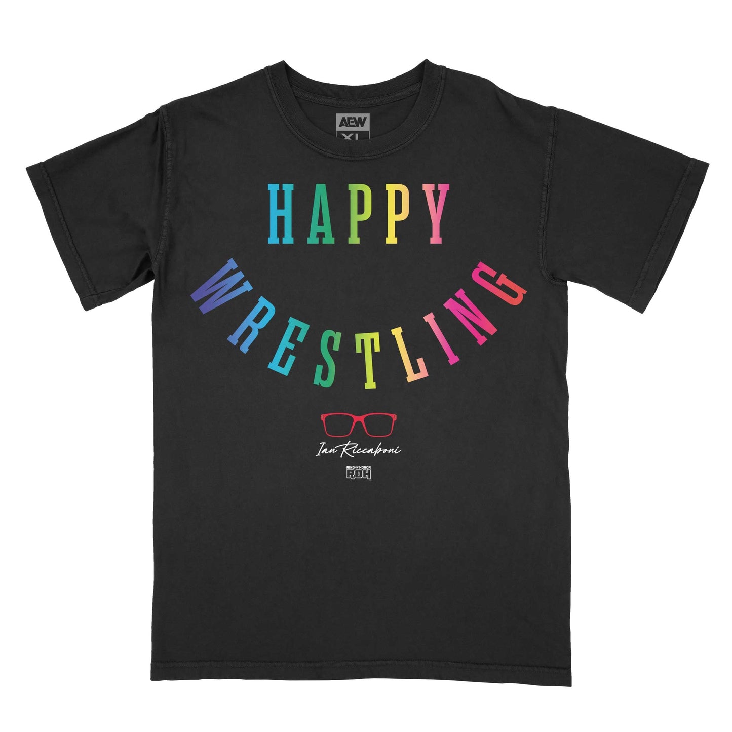 Ian Riccaboni Happy Wrestling T-Shirt T-Shirt PW Catalog