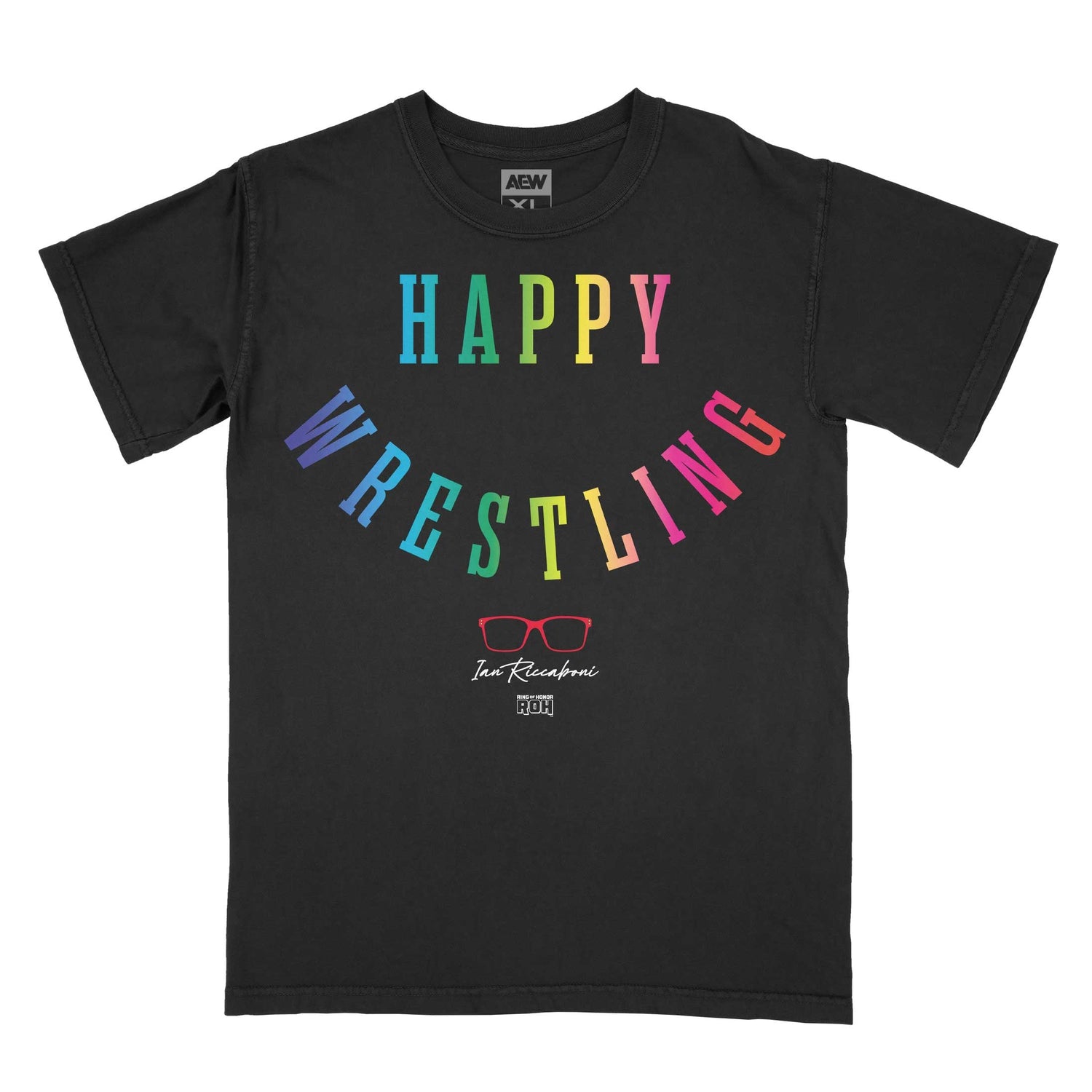 Ian Riccaboni Happy Wrestling T-Shirt T-Shirt PW Catalog