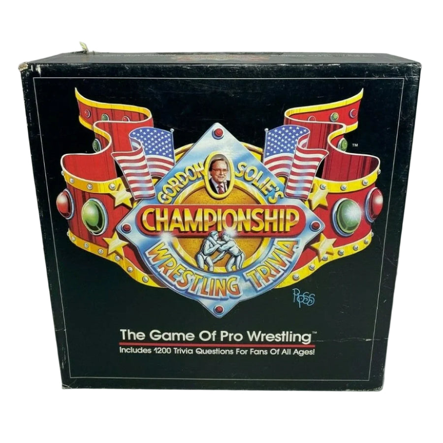 Gordon Solie's Championship Wrestling Trivia Game 1987 PW Catalog