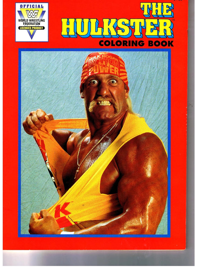 1991 WWF The Hulkster Hulk Hogan Coloring Book