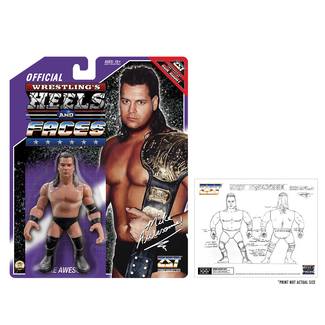 Zombie Sailor's Toys Wrestling's Heels & Faces 4 Mike Awesome Action & Toy Figures PWcatalog