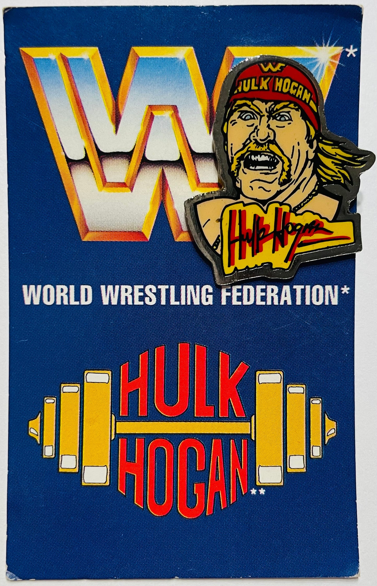 Hulk Hogan Pin series 1 from Germany 1993